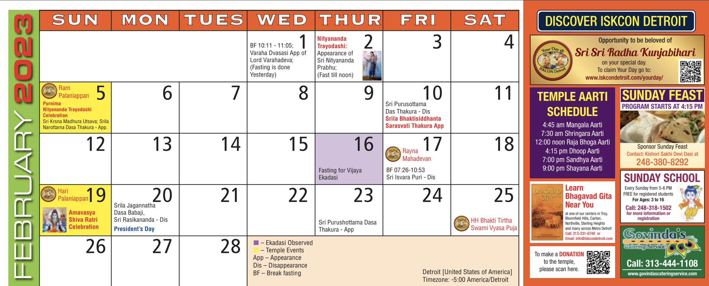 Iskcon 2025 Calendar Calculator Online Rois Kathlin