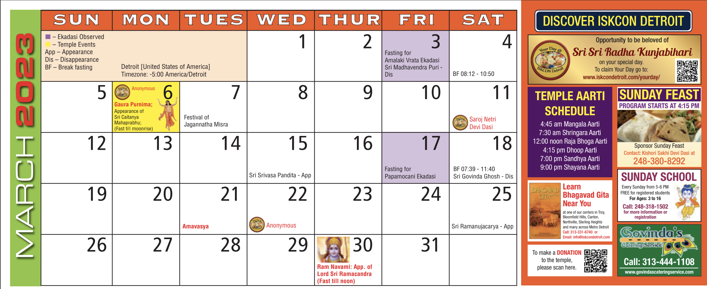 Iskcon 2025 Calendar Calculator Online Rois Kathlin